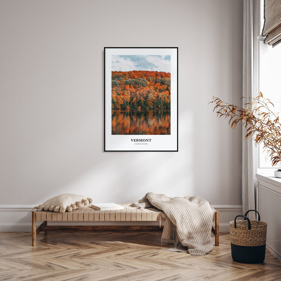 Vermont Portrait Color No 3 Poster