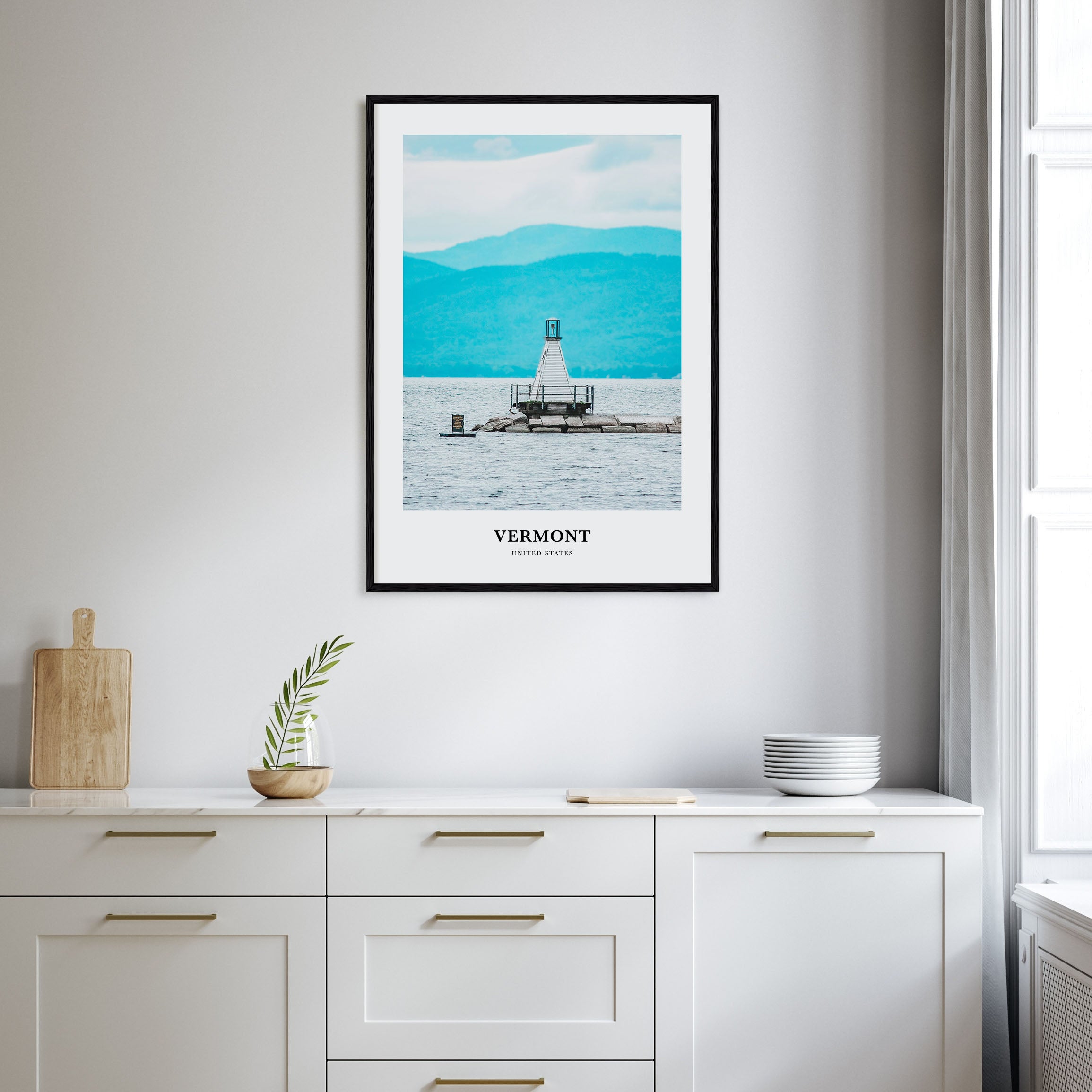 Vermont Portrait Color No 4 Poster
