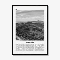 Vermont Print Black and White No 1, Vermont Wall Art, Vermont Poster, Vermont Photo, Vermont Wall Decor, USA, United States, North America