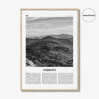 Vermont Print Black and White No 1, Vermont Wall Art, Vermont Poster, Vermont Photo, Vermont Wall Decor, USA, United States, North America