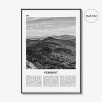Vermont Print Black and White No 1, Vermont Wall Art, Vermont Poster, Vermont Photo, Vermont Wall Decor, USA, United States, North America