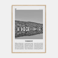Vermont Travel B&W No 3 Poster
