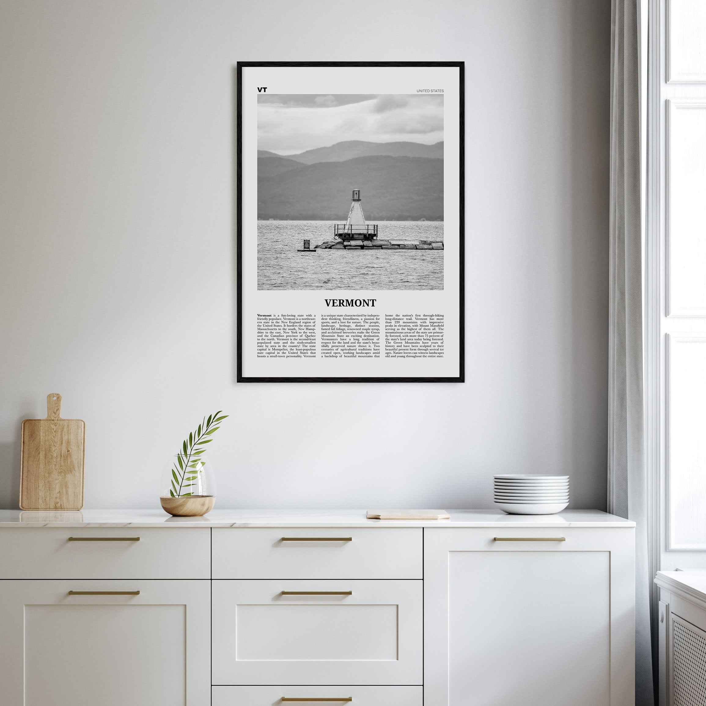 Vermont Travel B&W No 4 Poster