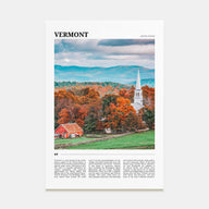 Vermont Travel Color No 1 Poster