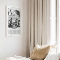 Vero Beach Print Black and White, Vero Beach Wall Art, Vero Beach Poster, Vero Beach Photo, Vero Beach Décor, Vero Beach Map, Florida, USA