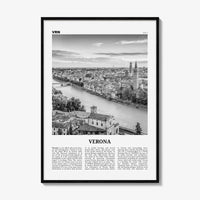 Verona Print Black and White No 1, Verona Wall Art, Verona Poster, Verona Photo, Verona Wall Decor, Italy, Italia, Veròna, Europe