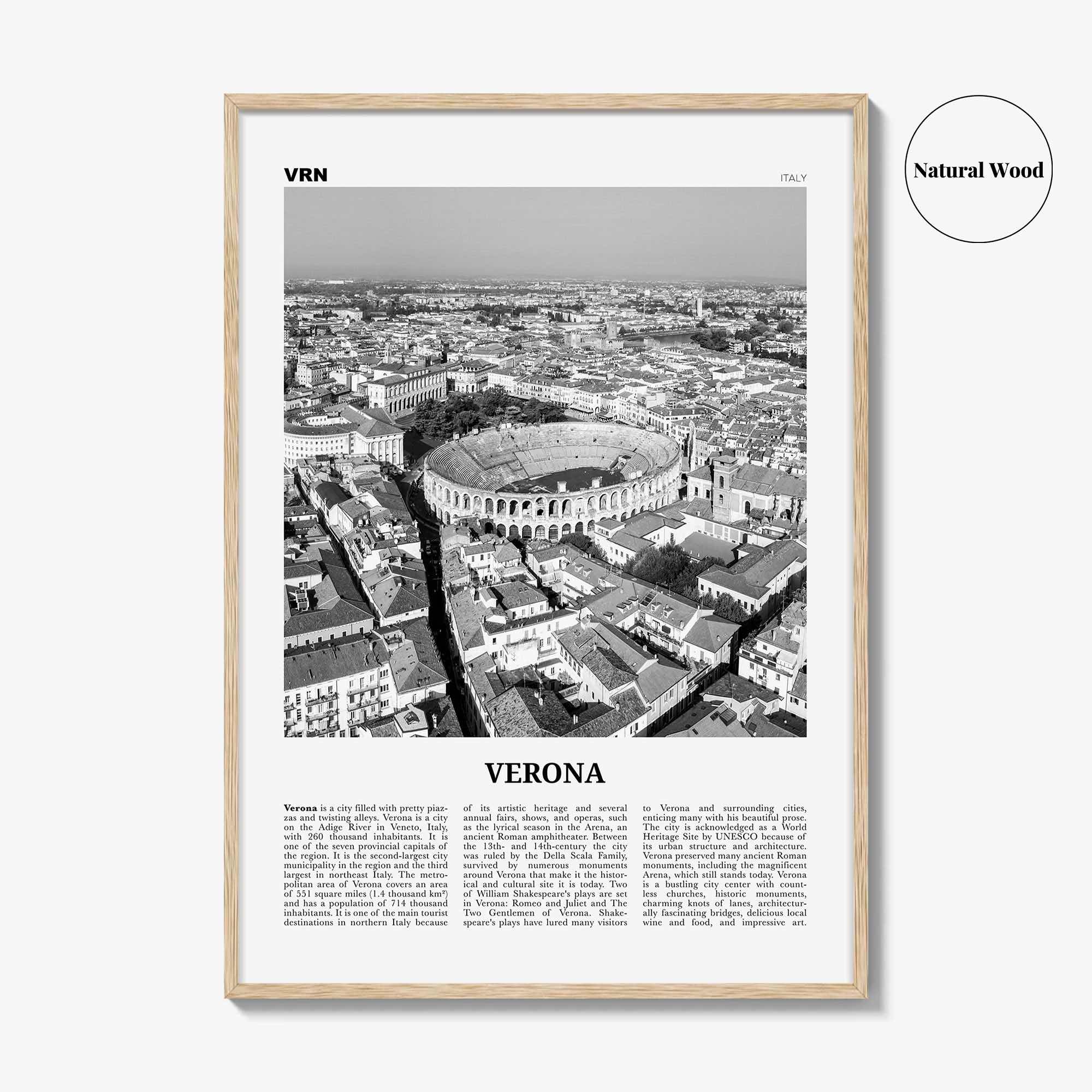 Verona Print Black and White No 2, Verona Wall Art, Verona Poster, Verona Photo, Verona Wall Decor, Italy, Italia, Veròna, Europe