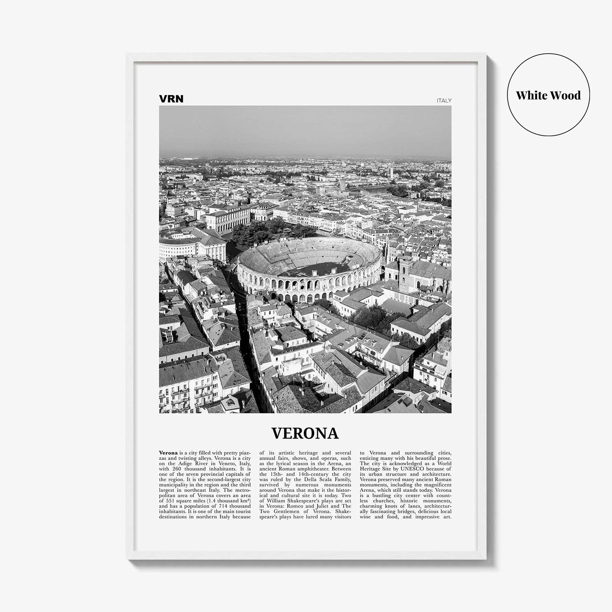 Verona Print Black and White No 2, Verona Wall Art, Verona Poster, Verona Photo, Verona Wall Decor, Italy, Italia, Veròna, Europe
