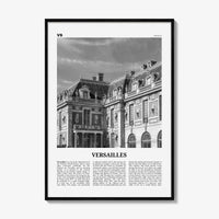 Versailles Print Black and White, Versailles Wall Art, Versailles Poster, Versailles Photo, Versailles Décor, France Yvelines, Île-de-France