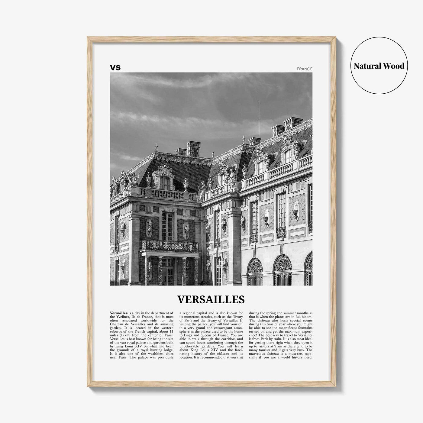 Versailles Print Black and White, Versailles Wall Art, Versailles Poster, Versailles Photo, Versailles Décor, France Yvelines, Île-de-France