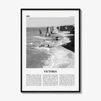 Victoria Print Black and White Australia, Victoria Wall Art, Victoria Poster, Victoria Photo, Victoria Wall Decor, Australia, Melbourne