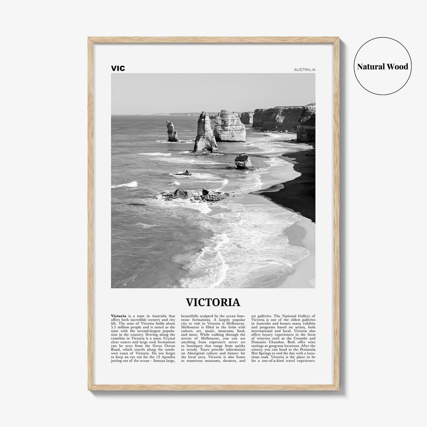 Victoria Print Black and White Australia, Victoria Wall Art, Victoria Poster, Victoria Photo, Victoria Wall Decor, Australia, Melbourne