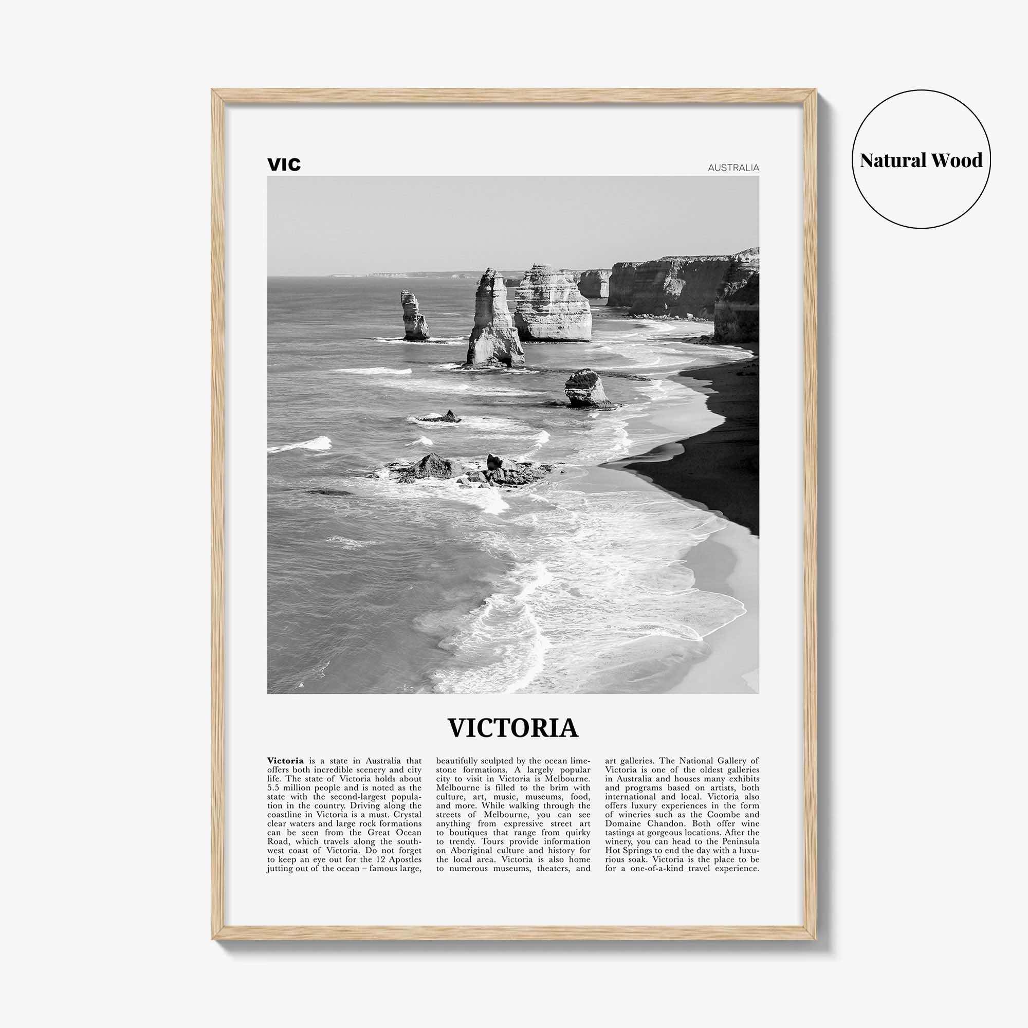 Victoria Print Black and White Australia, Victoria Wall Art, Victoria Poster, Victoria Photo, Victoria Wall Decor, Australia, Melbourne