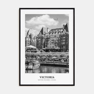 Victoria, Canada Portrait B&W Poster