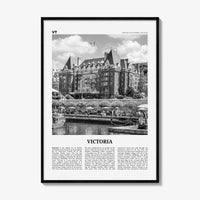Victoria Print Black and White Canada, Victoria Wall Art, Victoria Poster, Victoria Photo, Victoria Wall Décor, British Columbia, Canada