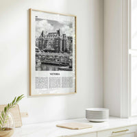 Victoria Print Black and White Canada, Victoria Wall Art, Victoria Poster, Victoria Photo, Victoria Wall Décor, British Columbia, Canada