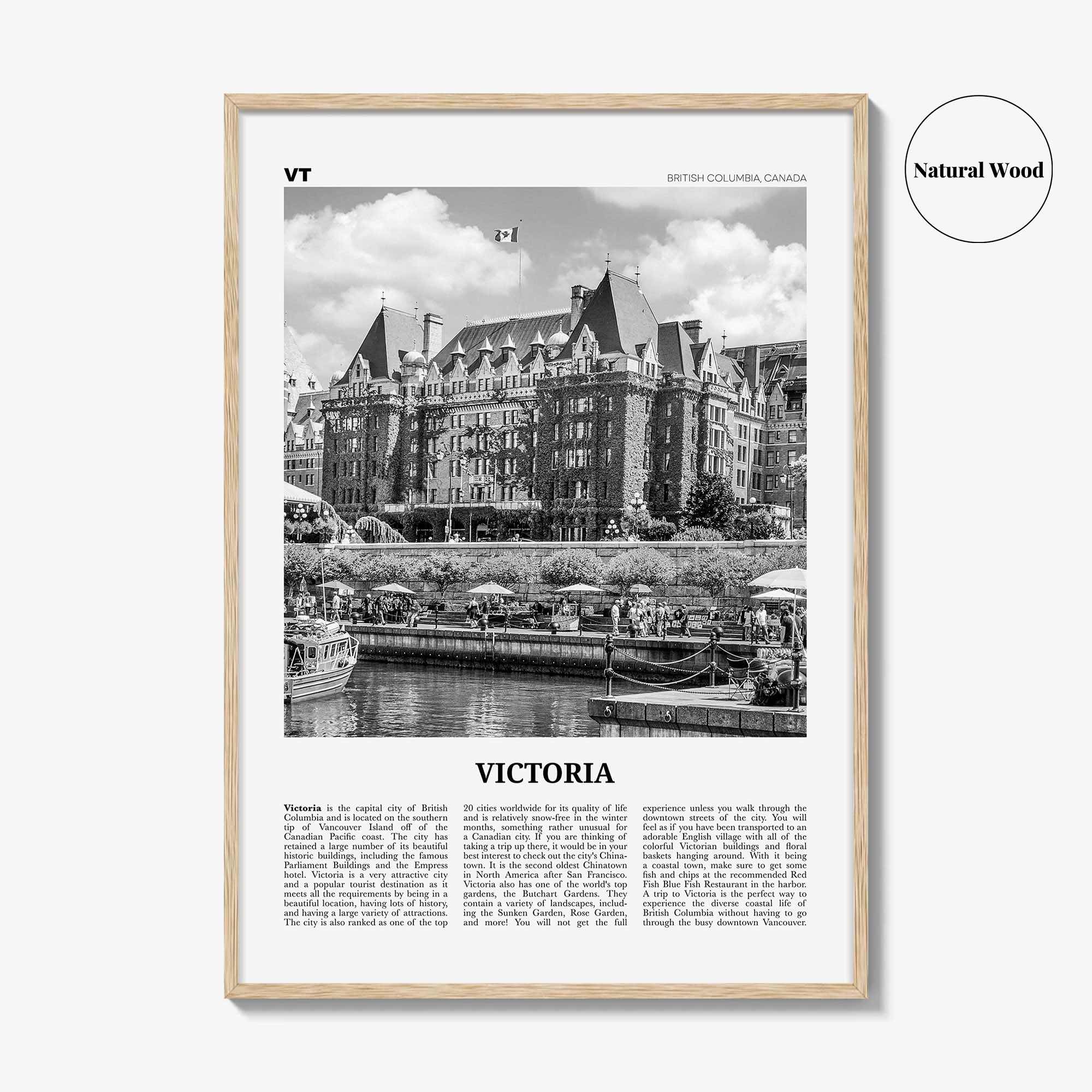 Victoria Print Black and White Canada, Victoria Wall Art, Victoria Poster, Victoria Photo, Victoria Wall Décor, British Columbia, Canada