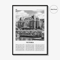 Victoria Print Black and White Canada, Victoria Wall Art, Victoria Poster, Victoria Photo, Victoria Wall Décor, British Columbia, Canada