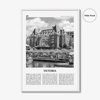 Victoria Print Black and White Canada, Victoria Wall Art, Victoria Poster, Victoria Photo, Victoria Wall Décor, British Columbia, Canada