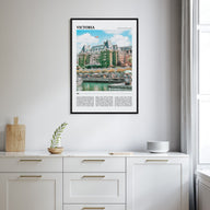 Victoria, Canada Travel Color Poster