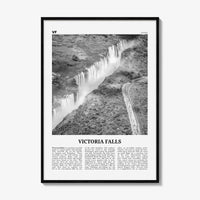 Victoria Falls Print Black and White, Victoria Falls Wall Art, Victoria Falls Poster, Victoria Falls Photo, Victoria Falls Décor, Zambia