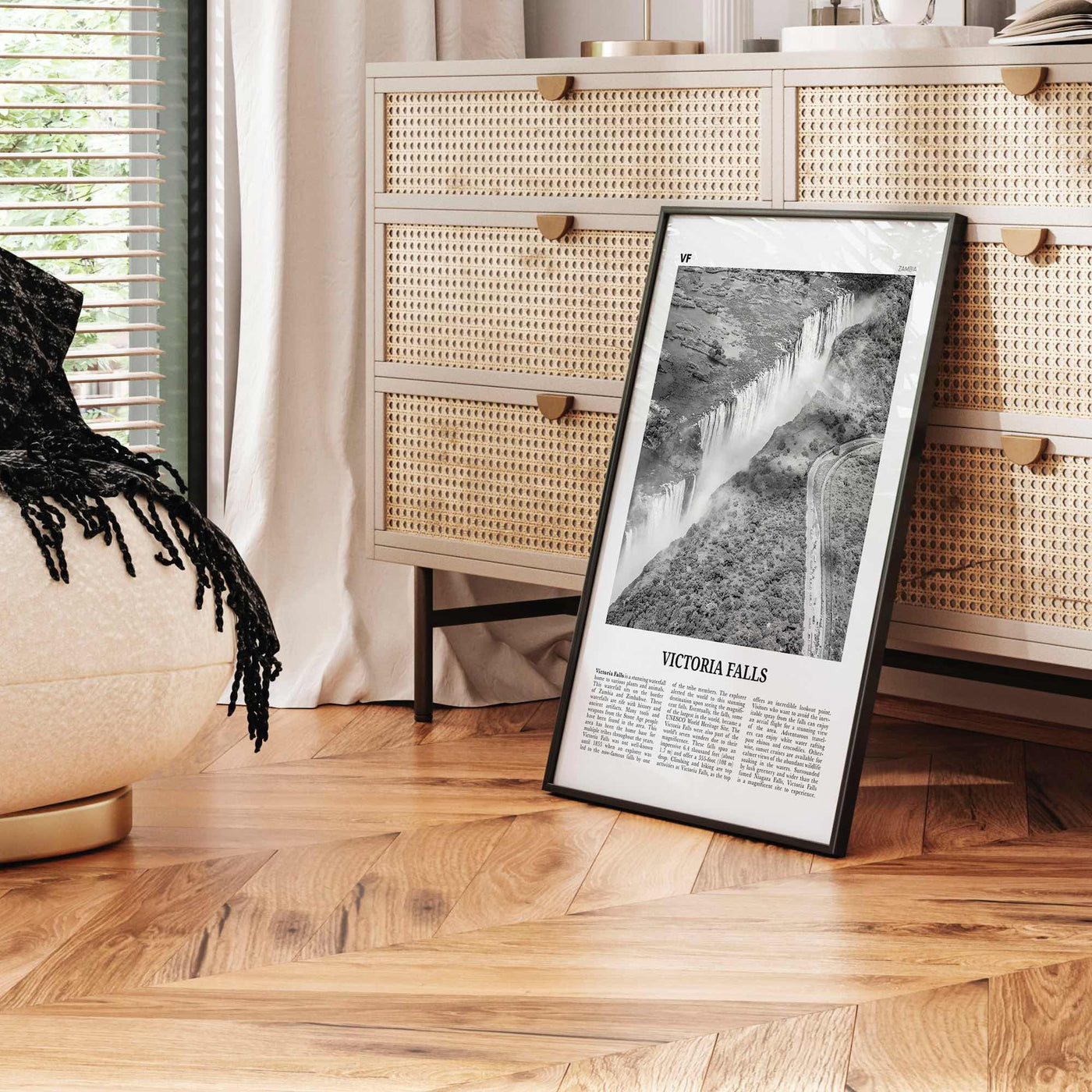 Victoria Falls Print Black and White, Victoria Falls Wall Art, Victoria Falls Poster, Victoria Falls Photo, Victoria Falls Décor, Zambia