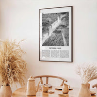 Victoria Falls Print Black and White, Victoria Falls Wall Art, Victoria Falls Poster, Victoria Falls Photo, Victoria Falls Décor, Zambia