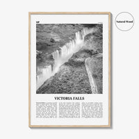 Victoria Falls Print Black and White, Victoria Falls Wall Art, Victoria Falls Poster, Victoria Falls Photo, Victoria Falls Décor, Zambia