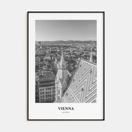 Vienna Portrait B&W No 2 Poster