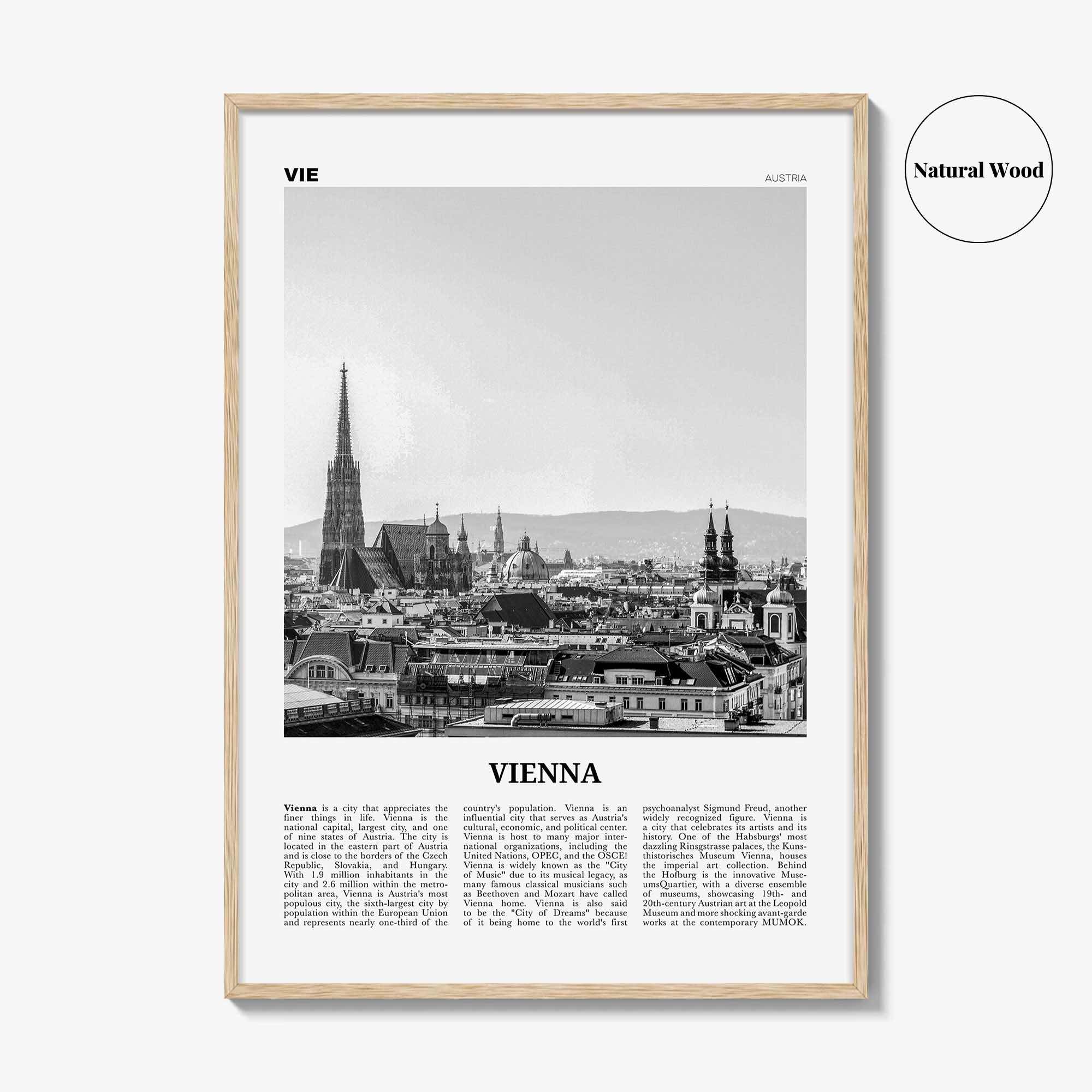 Vienna Print Black and White No 1, Vienna Wall Art, Vienna Poster, Vienna Photo, Vienna Wall Decor, Austria, Wien, Österreich, Europe