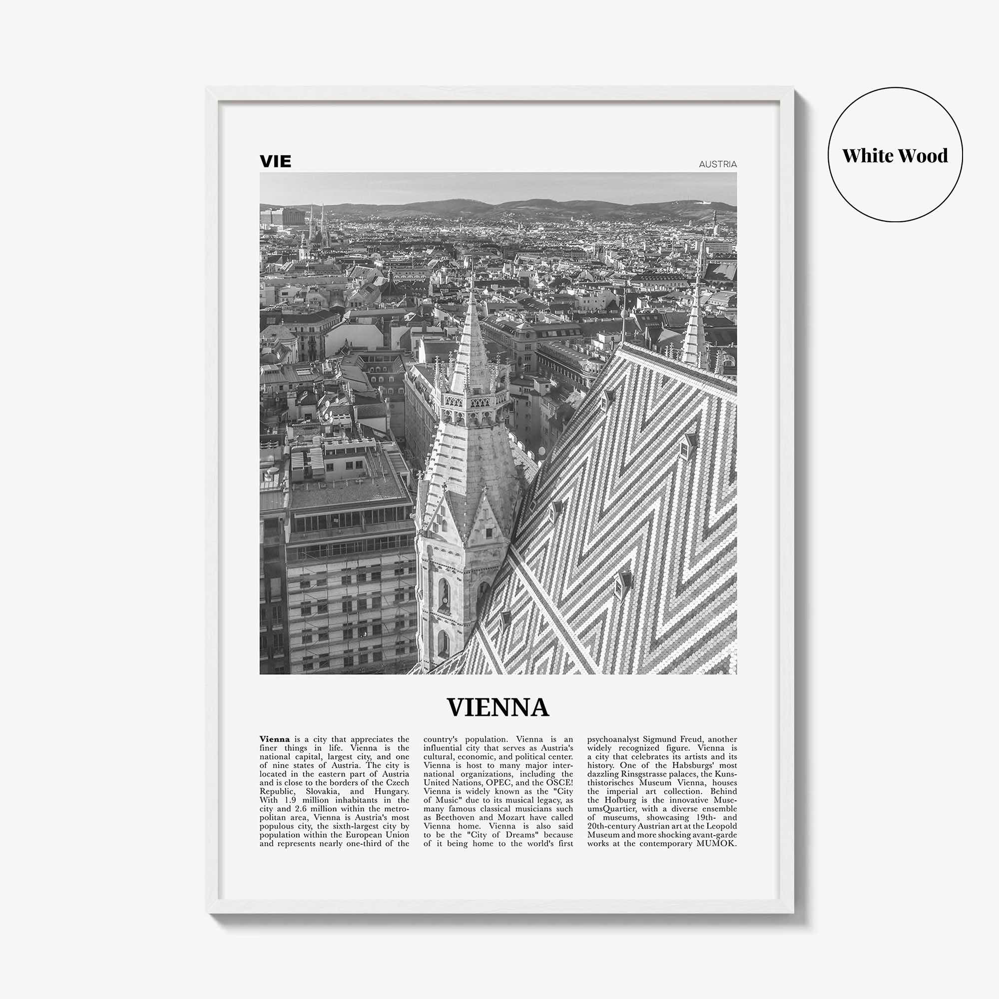 Vienna Print Black and White No 3, Vienna Wall Art, Vienna Poster, Vienna Photo, Vienna Wall Decor, Austria, Wien, Österreich, Europe