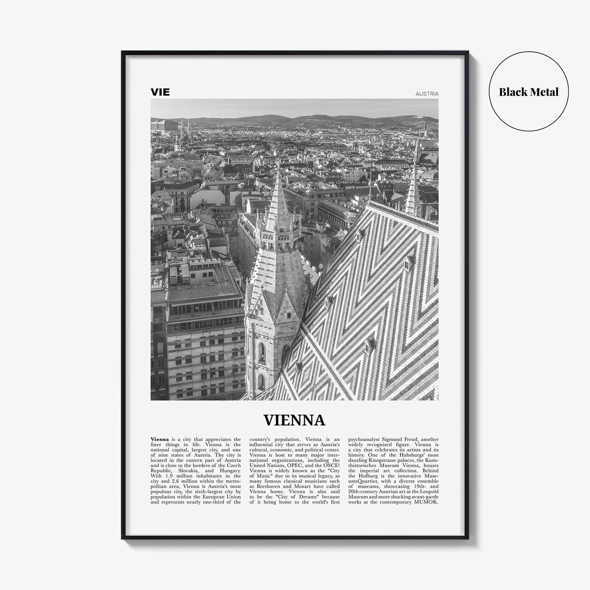 Vienna Print Black and White No 3, Vienna Wall Art, Vienna Poster, Vienna Photo, Vienna Wall Decor, Austria, Wien, Österreich, Europe