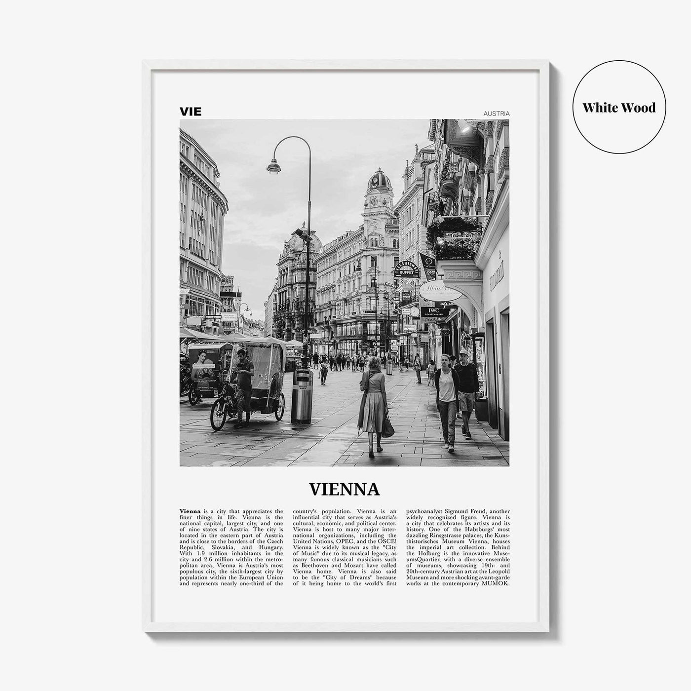 Vienna Print Black and White No 4, Vienna Wall Art, Vienna Poster, Vienna Photo, Vienna Wall Decor, Austria, Wien, Österreich, Europe