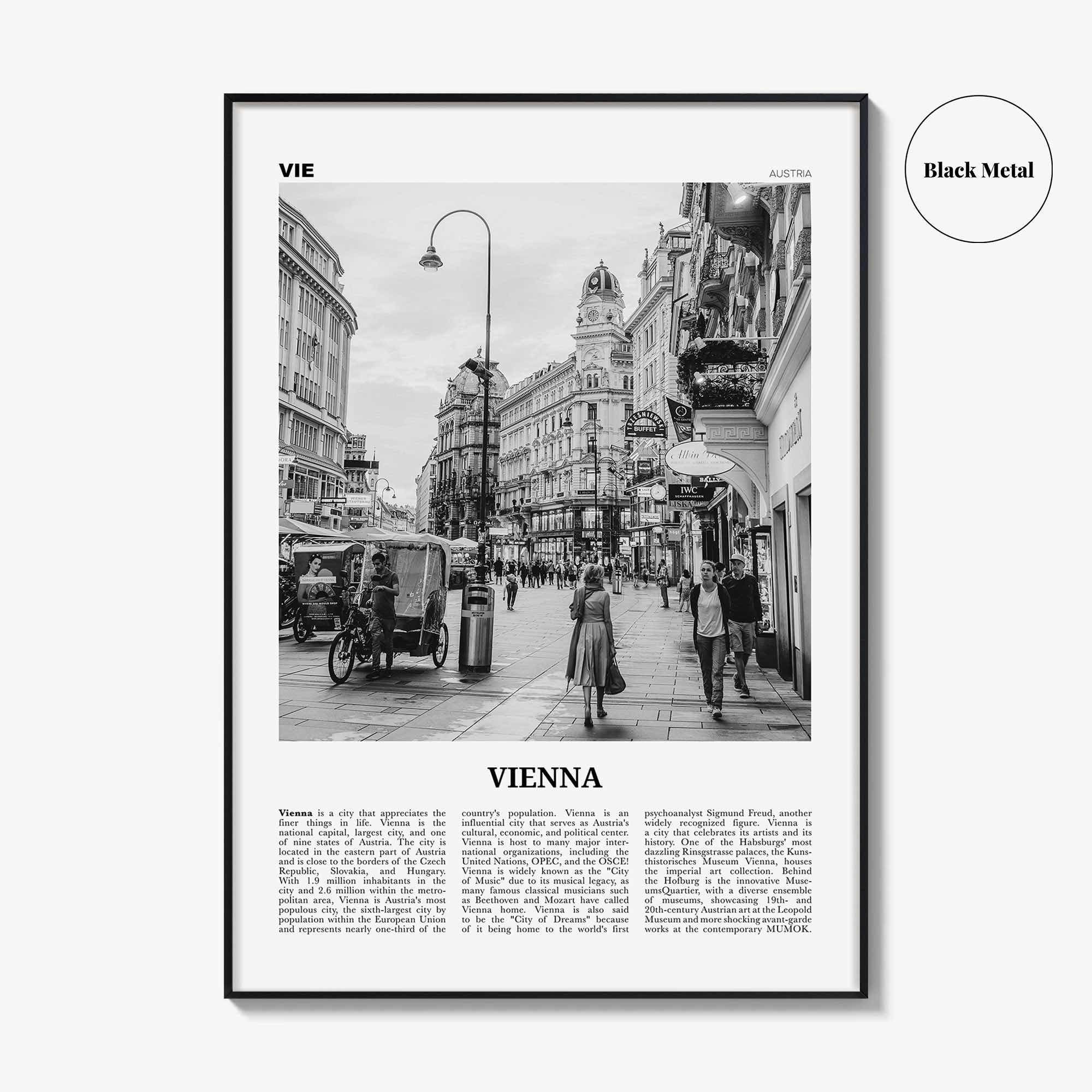 Vienna Print Black and White No 4, Vienna Wall Art, Vienna Poster, Vienna Photo, Vienna Wall Decor, Austria, Wien, Österreich, Europe