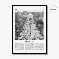 Vientiane Print Black and White, Vientiane Wall Art, Vientiane Poster, Vientiane Photo, Vientiane Wall Décor, Laos, Viang Chan