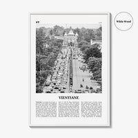 Vientiane Print Black and White, Vientiane Wall Art, Vientiane Poster, Vientiane Photo, Vientiane Wall Décor, Laos, Viang Chan