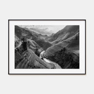 Vietnam Landscape B&W Poster
