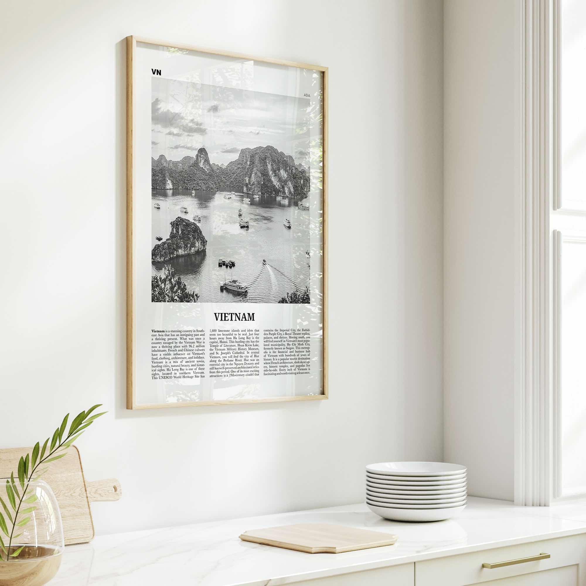 Vietnam Print Black and White No 1, Vietnam Wall Art, Vietnam Poster, Vietnam Photo, Vietnam Wall Decor, Việt Nam, Ho Chi Minh, Hanoi, Asia