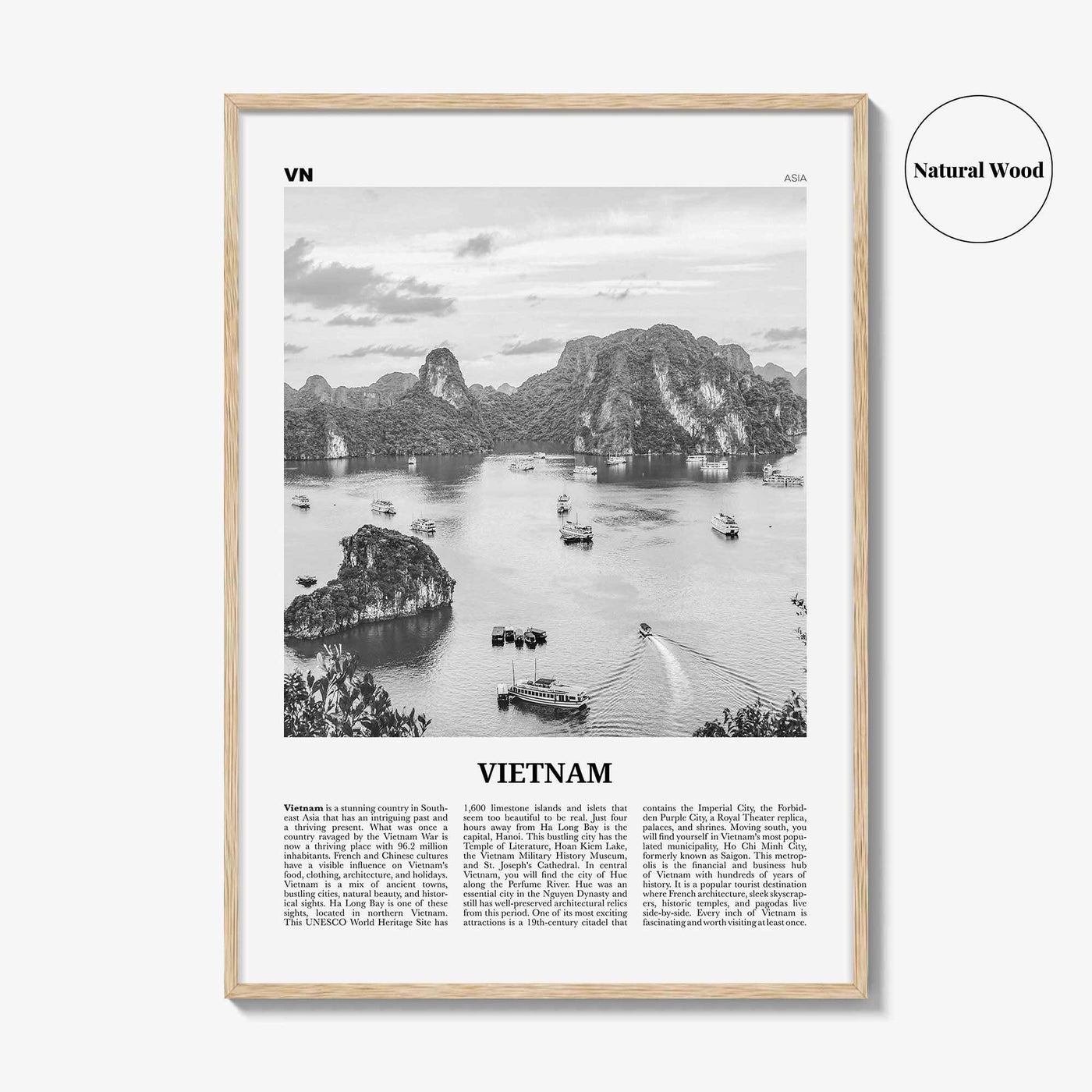 Vietnam Print Black and White No 1, Vietnam Wall Art, Vietnam Poster, Vietnam Photo, Vietnam Wall Decor, Việt Nam, Ho Chi Minh, Hanoi, Asia