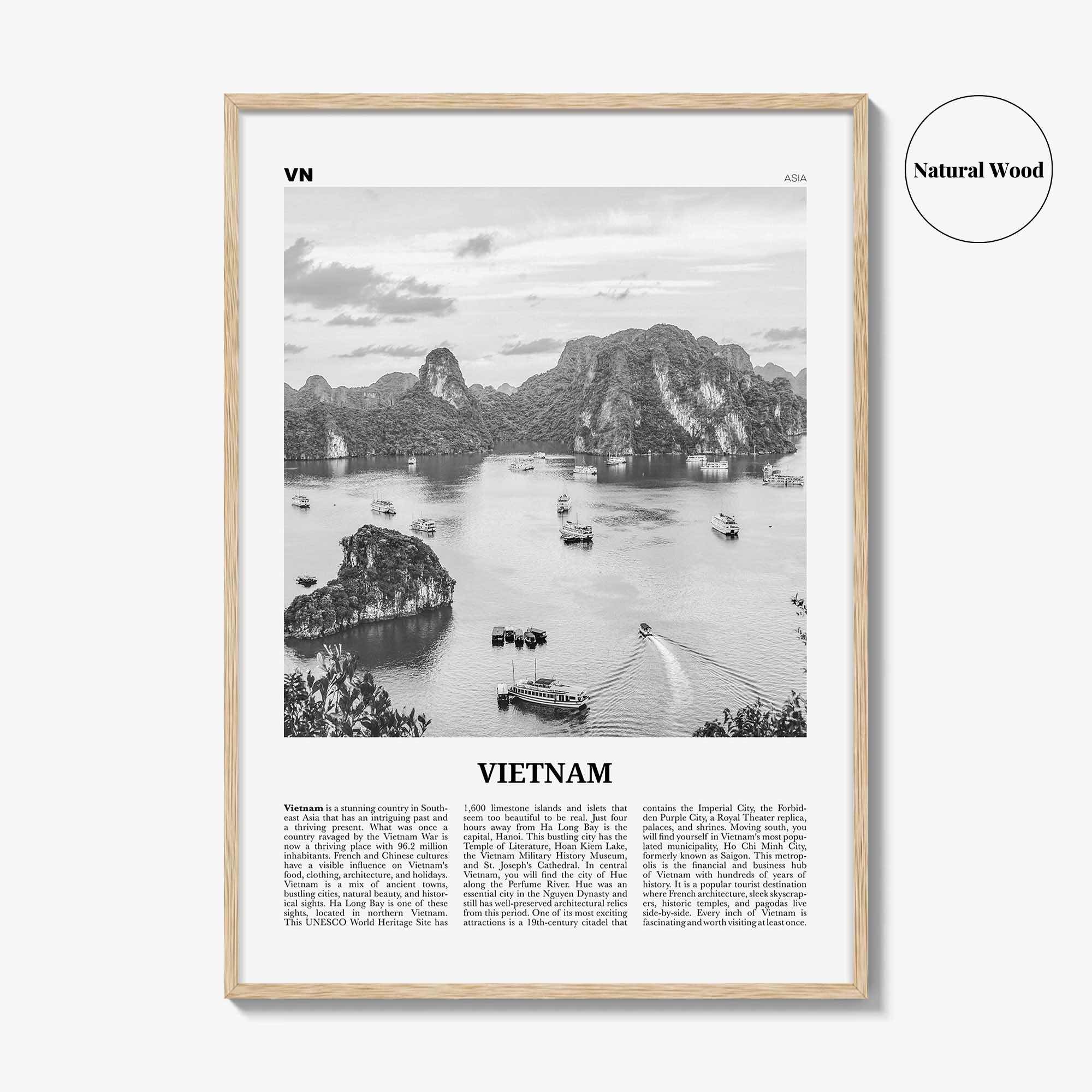 Vietnam Print Black and White No 1, Vietnam Wall Art, Vietnam Poster, Vietnam Photo, Vietnam Wall Decor, Việt Nam, Ho Chi Minh, Hanoi, Asia