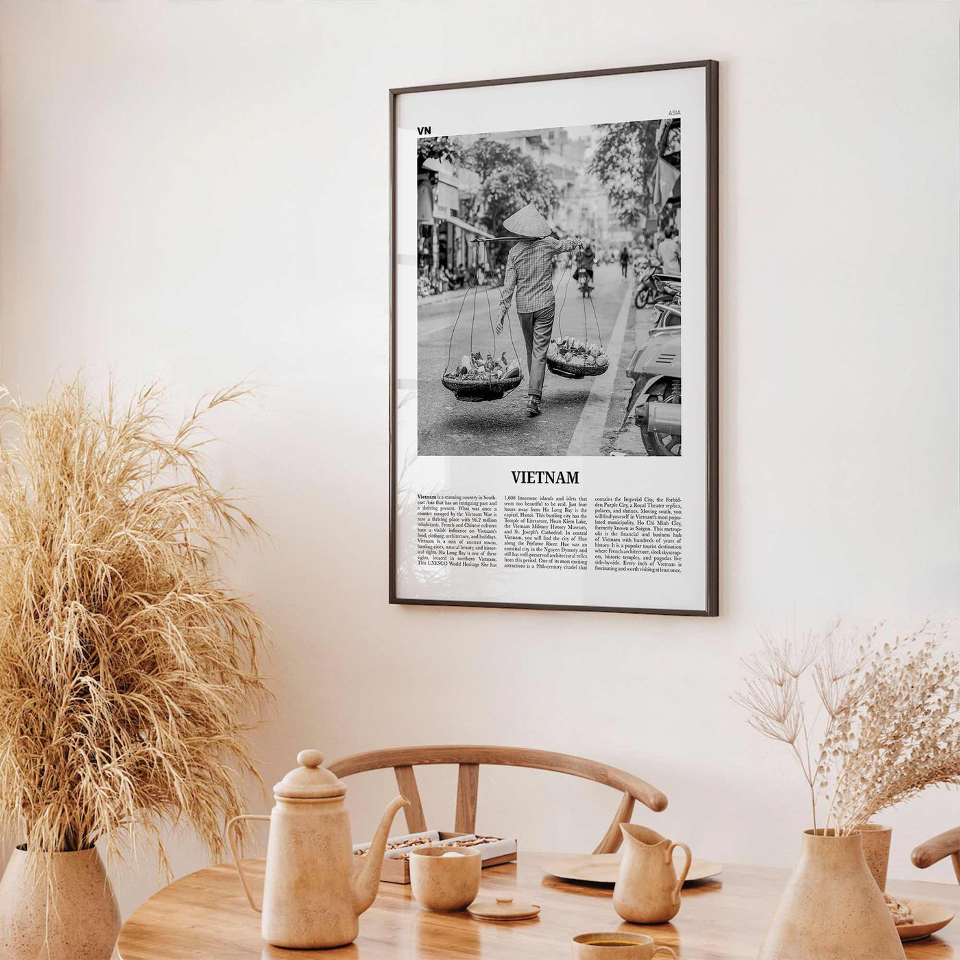 Vietnam Print Black and White No 2, Vietnam Wall Art, Vietnam Poster, Vietnam Photo, Vietnam Wall Decor, Việt Nam, Ho Chi Minh, Hanoi