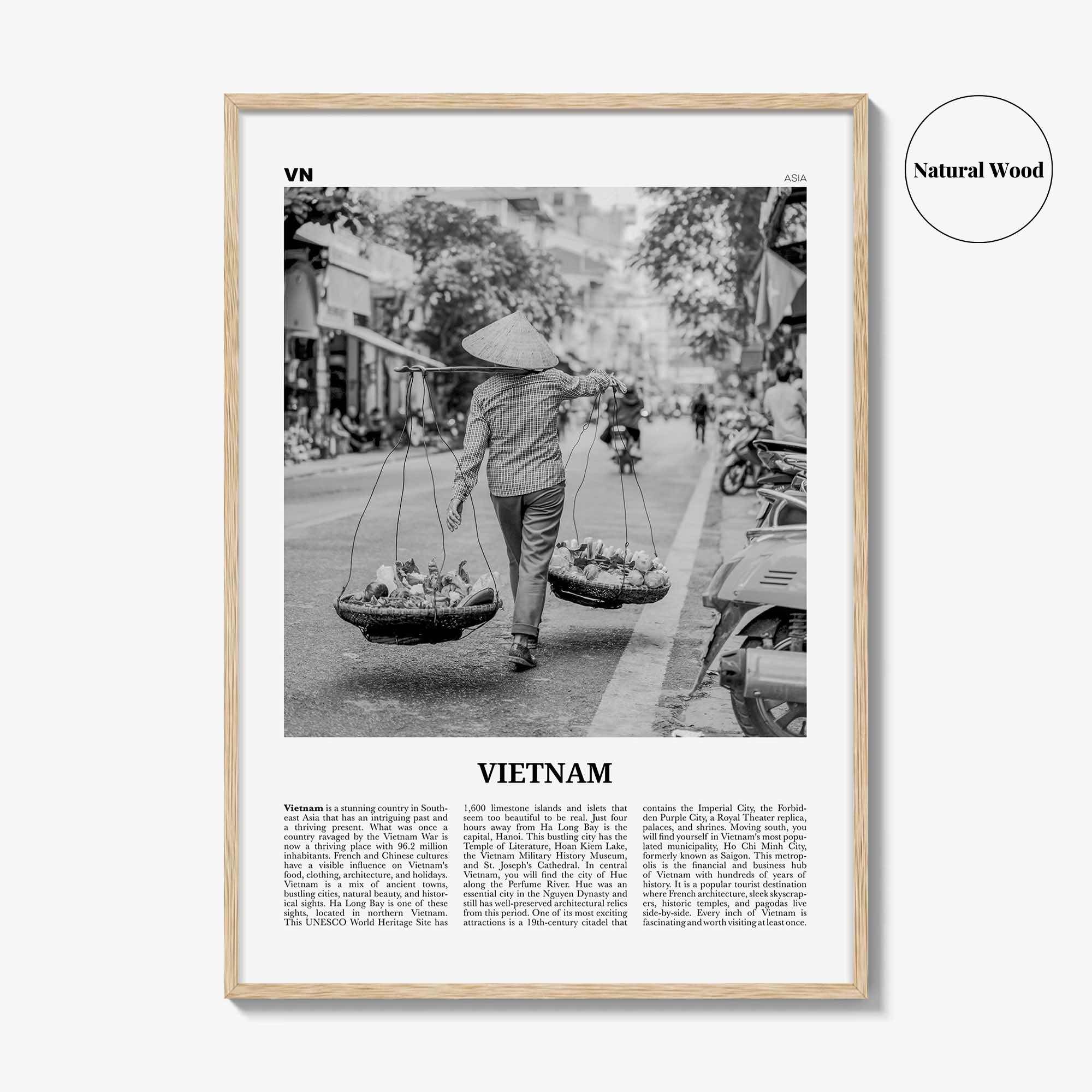 Vietnam Print Black and White No 2, Vietnam Wall Art, Vietnam Poster, Vietnam Photo, Vietnam Wall Decor, Việt Nam, Ho Chi Minh, Hanoi