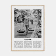 Vietnam Travel B&W No 2 Poster