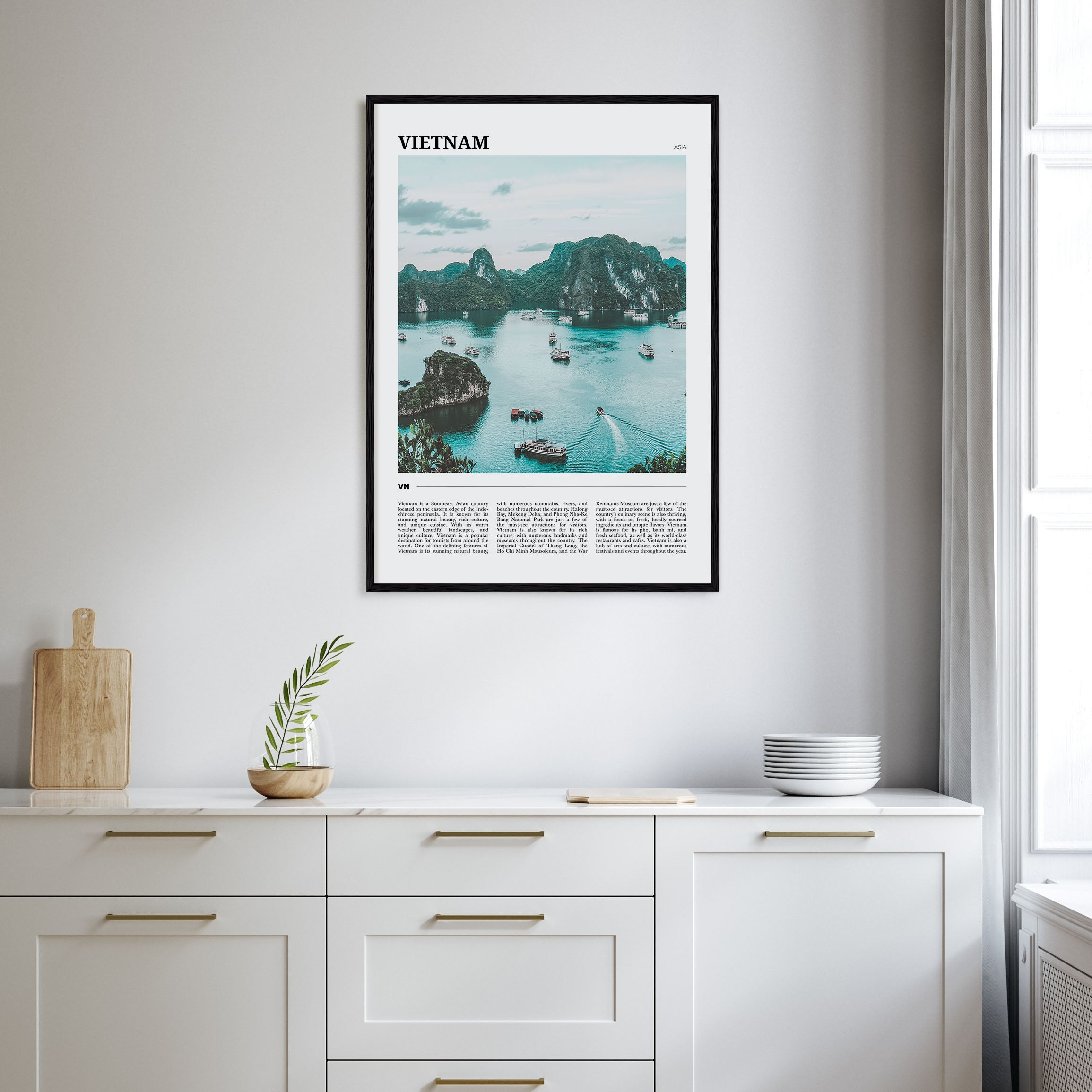 Vietnam Travel Color Poster