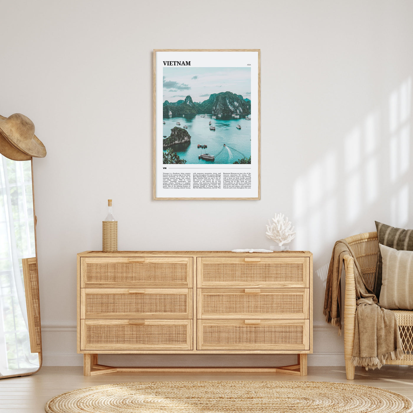 Vietnam Travel Color Poster