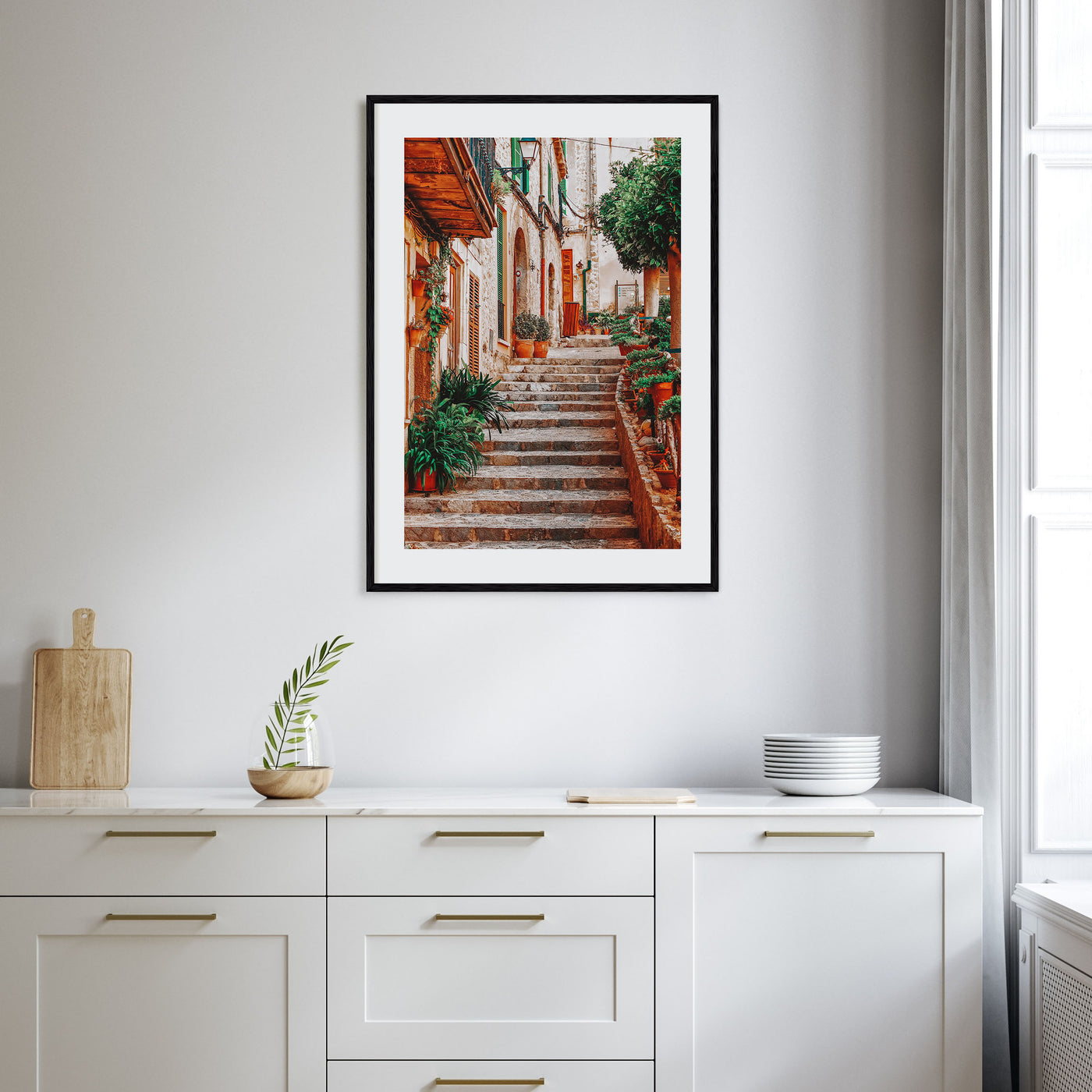 Village Street in Spain Photo Color No 1 Poster