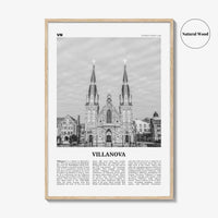 Villanova Print Black and White, Villanova Wall Art, Villanova Poster, Villanova Photo, Villanova Wall Décor, Pennsylvania, USA