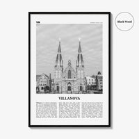 Villanova Print Black and White, Villanova Wall Art, Villanova Poster, Villanova Photo, Villanova Wall Décor, Pennsylvania, USA