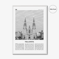 Villanova Print Black and White, Villanova Wall Art, Villanova Poster, Villanova Photo, Villanova Wall Décor, Pennsylvania, USA