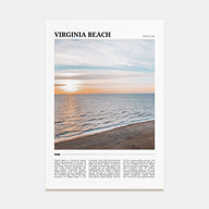 Virginia Beach Travel Color Poster